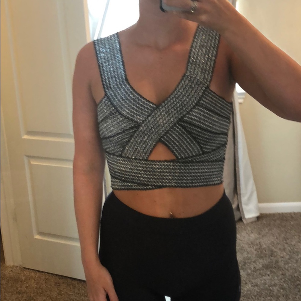 Sparkley crop top